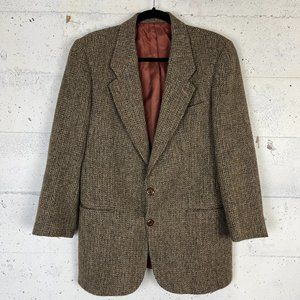 Harris Tweed Mens Murray Goldman Wool Blazer
